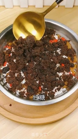 美容养颜红糖糯米饭的做法步骤：4