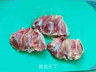 蜜汁鸡卷的做法步骤：2
