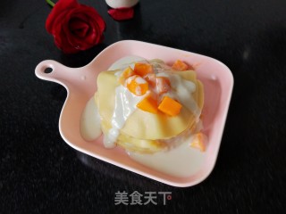 芒果酸奶千层的做法步骤：8