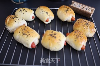 热狗面包的做法步骤：1