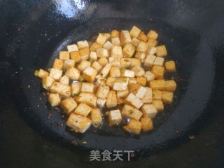 鸡蛋炒豆腐的做法步骤：8