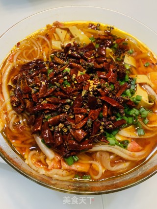 麻辣蟹肉土豆粉的做法步骤：13