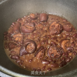 猪尾焖腰豆的做法步骤：11