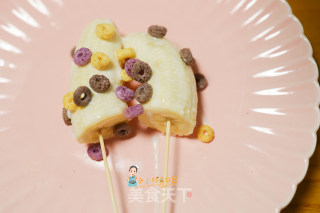 9个月以上辅食香蕉冰棒的做法步骤：3
