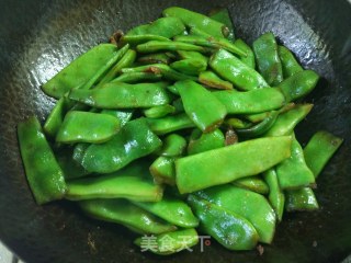 家常炖油豆角的做法步骤：7