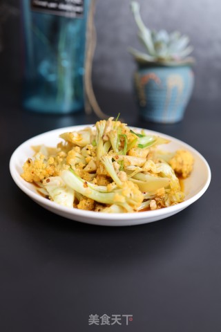 肉丝炒花菜的做法步骤：10