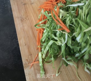 包菜拌鸡丝的做法步骤：3