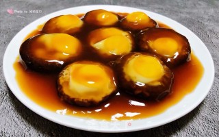 香菇蒸鹌鹑蛋的做法步骤：9