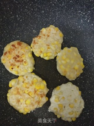 芝士玉米饼的做法步骤：5