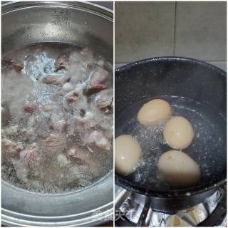 护心肉焖腐竹的做法步骤：2