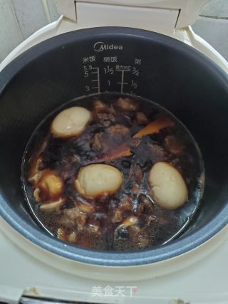 护心肉焖腐竹的做法步骤：6