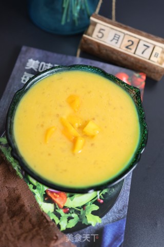 西米芒果露的做法步骤：6