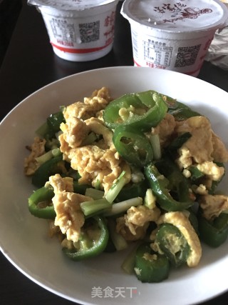 辣椒炒鸡蛋的做法步骤：9