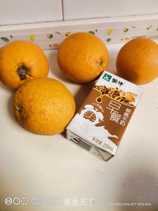 橘子牛奶汁的做法步骤：2