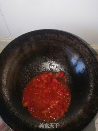 西红柿爆炒青椒圆白菜的做法步骤：4