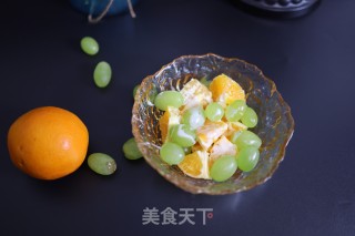橙子葡萄酸奶的做法步骤：5