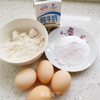 全麦紫薯蛋糕卷的做法步骤：1