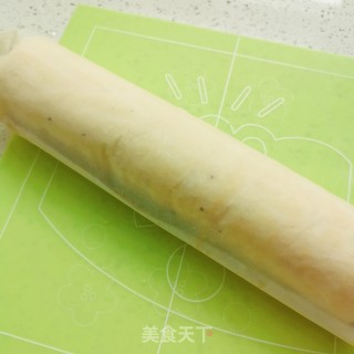 全麦紫薯蛋糕卷的做法步骤：17