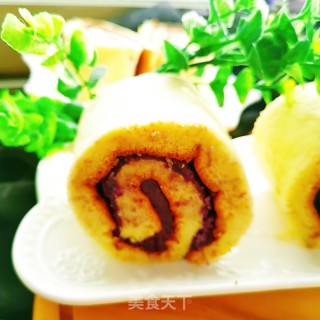 全麦紫薯蛋糕卷的做法步骤：19