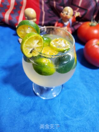冰青柠蜂蜜水的做法步骤：4