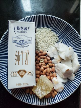 椰香花生露的做法步骤：1