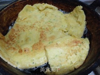 简单的鸡蛋面糊饼的做法步骤：6