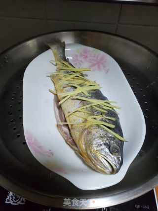 榨菜蒸黄花鱼的做法步骤：5