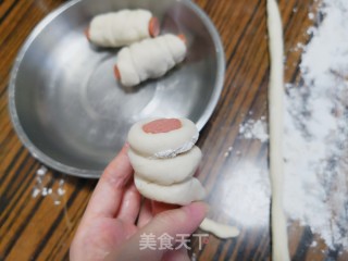 肠仔包的做法步骤：9