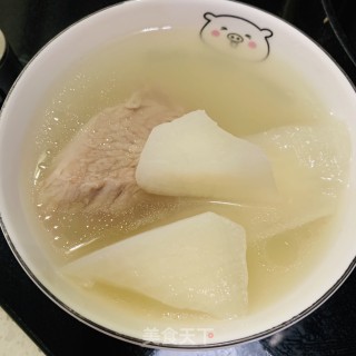 白萝卜骨头汤的做法步骤：6