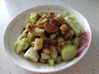 芝麻酱黄瓜的做法步骤：3