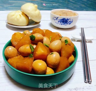 土豆炖鹌鹑蛋的做法步骤：11