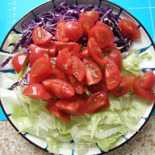食蔬沙拉的做法步骤：2