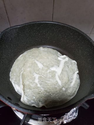 青瓜培根手抓饼的做法步骤：2
