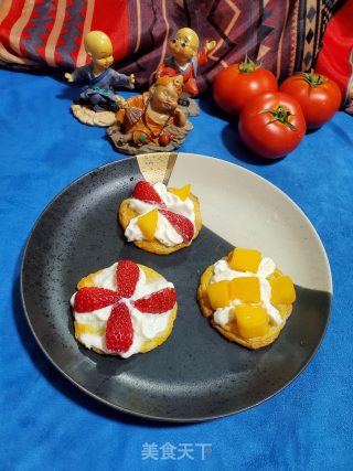 蛋挞水果甜点的做法步骤：8