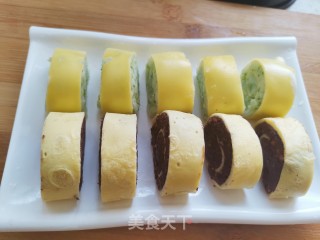 山药豆沙卷的做法步骤：10