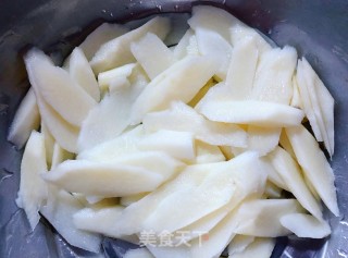 山药炒肉片#食物边角料做大餐#的做法步骤：4