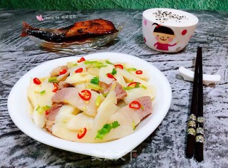 山药炒肉片#食物边角料做大餐#的做法步骤：14