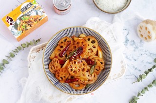 干锅藕片的做法步骤：7