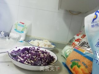 点心~紫薯芝士棒的做法步骤：3
