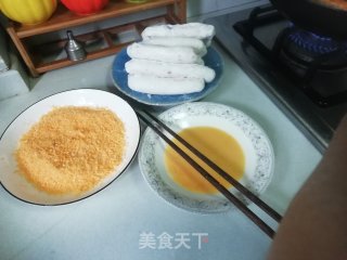 点心~紫薯芝士棒的做法步骤：6