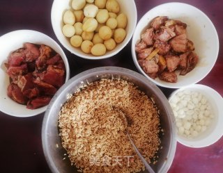大肉粽  五香肉粽的做法步骤：3