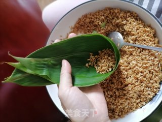 大肉粽  五香肉粽的做法步骤：7