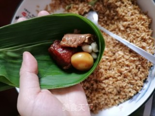 大肉粽  五香肉粽的做法步骤：8