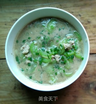 肉末丝瓜汤的做法步骤：8