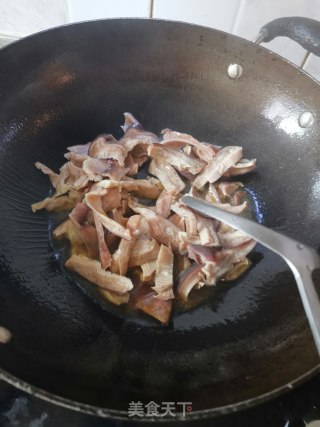 芹菜炒猪肚的做法步骤：9