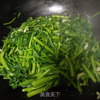 蒜蓉空心菜的做法步骤：5