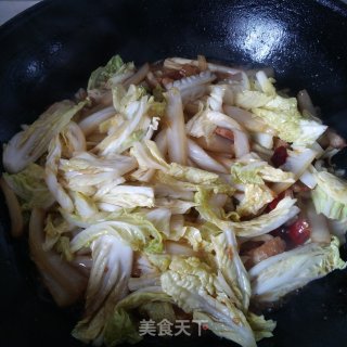 回锅肉炖白菜的做法步骤：6