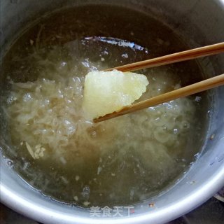 金丝银耳花羹的做法步骤：5
