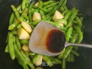 豆角丸子炖土豆的做法步骤：7
