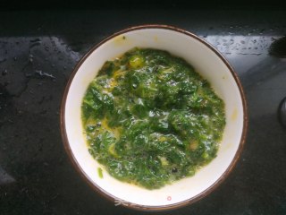 荠菜摊鸡蛋的做法步骤：5